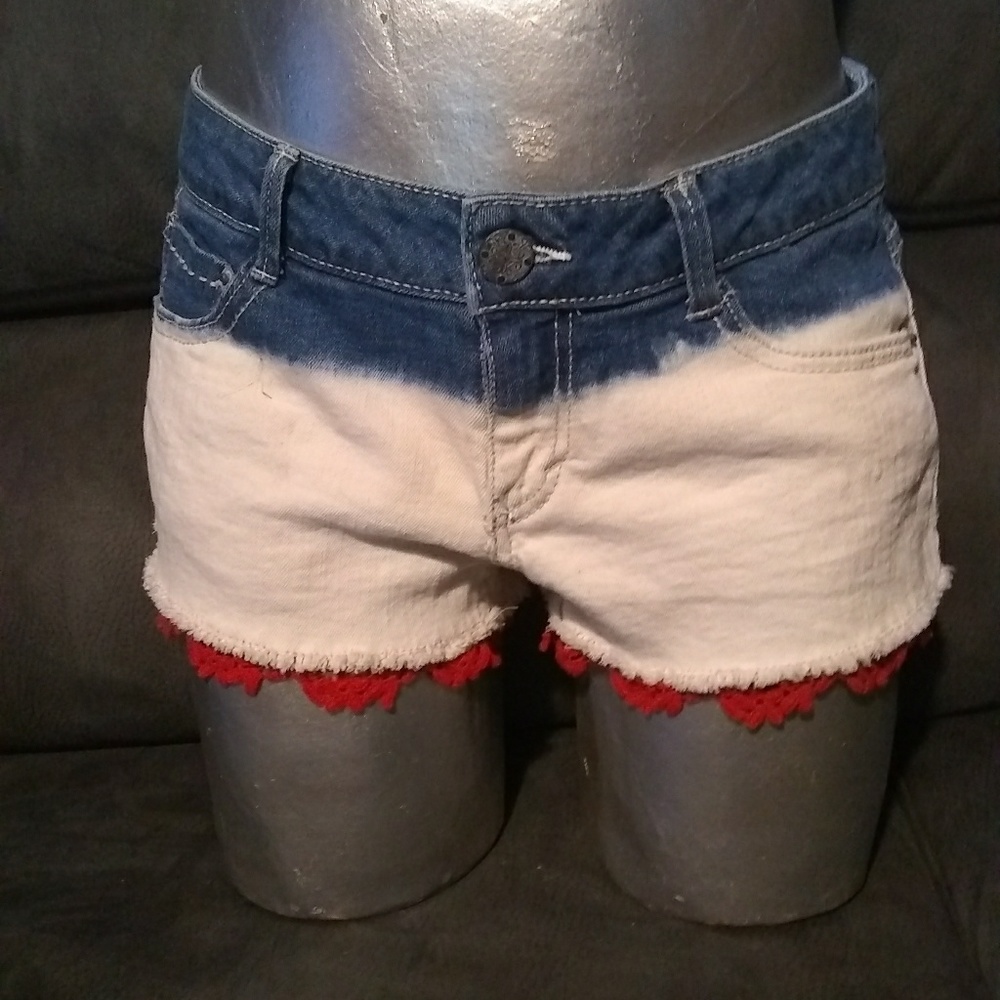 Denim shorts
